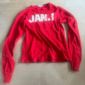 90’s Jan 1 long sleeve shirt